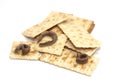 Crackers and anchovy