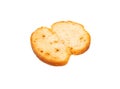 Crackers bruschetta isolated Royalty Free Stock Photo