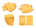 Crackers set Royalty Free Stock Photo