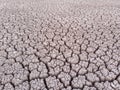 Crackled earth texture of dry lake