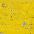 Crackled Paint Background. Old Damaged Cracked Paint Wall, Grunge Background, yellow and gray color Royalty Free Stock Photo