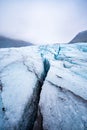 cracks in the glacier