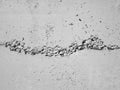 Cracks on gray cement wall background Royalty Free Stock Photo