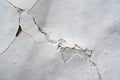 Cracks in plaster - Grunge Texture Royalty Free Stock Photo