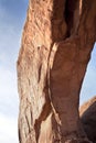 Cracks in rock arch