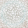 Cracks seamless pattern. Cracking background. Crack marble texture. Abstract grunge urban for overlay effect. Cracked