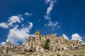 The ghost town of Craco in Basilicata, Italy