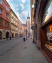 Cracow the alleyways of the city