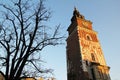 Cracow belfry Royalty Free Stock Photo