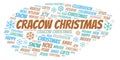 Cracow Christmas word cloud