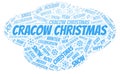 Cracow Christmas word cloud