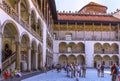 Cracow (Krakow)- Wawel Castle-arcaded ambulatory Royalty Free Stock Photo