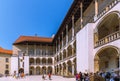 Cracow (Krakow)- Wawel Castle-arcaded ambulatory Royalty Free Stock Photo