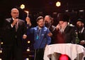 Havdalah ceremony held by local rabbis onstage Royalty Free Stock Photo