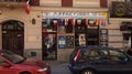 Cracow, Malopolska, Poland - 05/03/2015: Souvenir shop at JÃÂ³zefa Street in Krakow, in the historic district of Kazimierz. Royalty Free Stock Photo