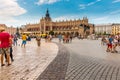 Cracow, Poland- Cloth Hall (Sukiennice)-Main Market Square Royalty Free Stock Photo