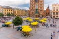 Cracow, Poland-Main Market-flower stalls