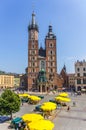 Cracow-Poland-Mariacki Church Royalty Free Stock Photo