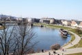 Cracow river Royalty Free Stock Photo