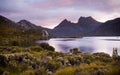 Cradle Mountain And Dove Lake Tasmania Australia Royalty Free Stock Photo