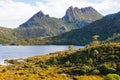 Cradle Mountain and Dove Lake - Tasmania Royalty Free Stock Photo