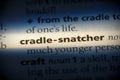 Cradle-snatcher Royalty Free Stock Photo