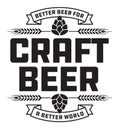 Craft Beer Badge or Label.