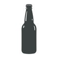 Craft beer bottle template vintage brewery bottles sign symbol