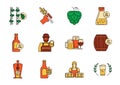 Craft beer icon Royalty Free Stock Photo