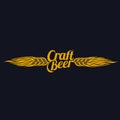 Craft beer logo