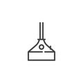 Craft beer production line icon