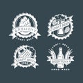 Craft beer vector set.