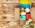 Craft Box with Humanitarian aid for Ukrainian refugees