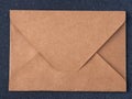 Craft brown envelope. Letter Mail