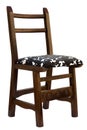 Craft cow chair Royalty Free Stock Photo