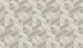 Craft geometric maze seamless pattern