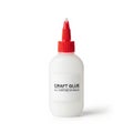 Craft glue, all purpose adhesive - isolated on white background isolated on white background Royalty Free Stock Photo