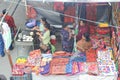Craft market at Chichicastenango Royalty Free Stock Photo