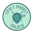 Craft market, enjoy hand made clothes knitwear