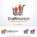 Craft Market Logo Template Design Vector