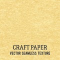 Craft paper seamless vector texture Royalty Free Stock Photo