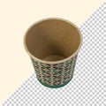 Craft Pattern Cup For Beverage Royalty Free Stock Photo