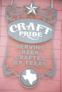 Craft Pride Beer Sign Austin