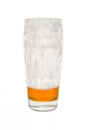 Craft Pub Glass with Thee-Quarter Empty Glass