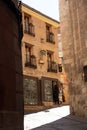 Crafts store in a narrow street in the historic city of Toledo. Spain. Royalty Free Stock Photo