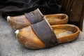 Craft wooden clogs Royalty Free Stock Photo