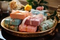 Crafted Elegance: Exploring the Wonder and Delicacy of Handcrafted Artisan Soaps. Generative AI