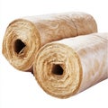 Insulation rolls designed for energy efficiency and enhancing home comfort in construction projects Royalty Free Stock Photo