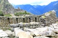 crafted stonework at Machu Picchu, Peru