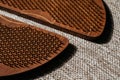 Crafted wooden acupressure sadhu boards with intricate peg patterns